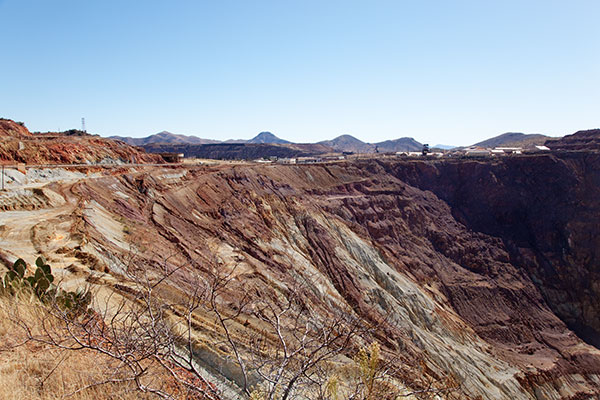 Lavender Pit Freeport McMoRan Copper & Gold Bisbee Arizona