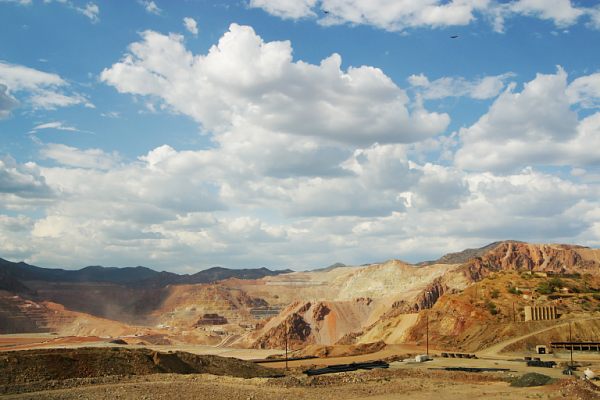 Open Pit of Phelps Dodge Morenci, Morenci, Arizona