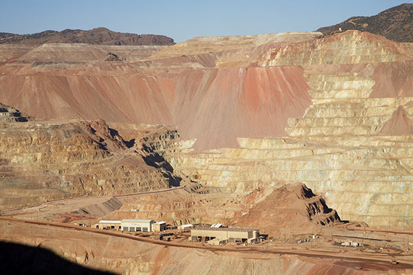Open Pit of Phelps Dodge Morenci, Morenci, Arizona