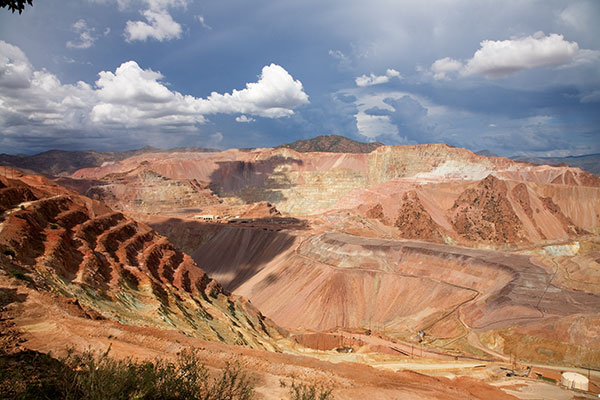 Open Pit of Phelps Dodge Morenci, Metcalf Pit, Morenci, Arizona