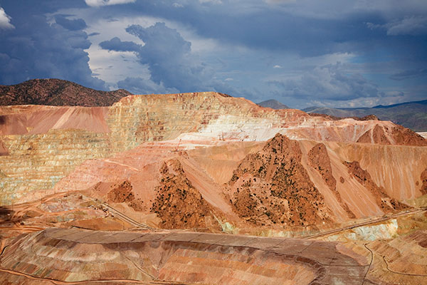 Open Pit of Phelps Dodge Morenci, Morenci, Arizona