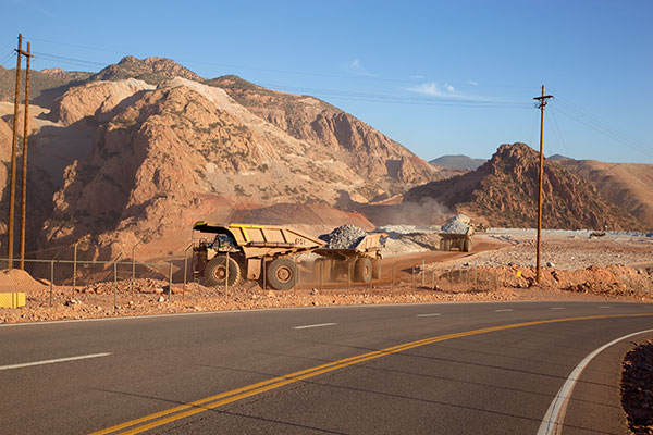 Mine Haul Trucks, Cat 793 series, Morenci, Arizona