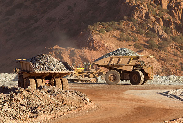 Mine Haul Trucks, Cat 793 series, and CAT D11R Dozer,Morenci, Arizona