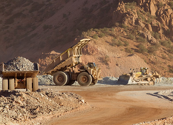 Mine Haul Trucks, Cat 793 series, and CAT D11R Dozer,Morenci, Arizona