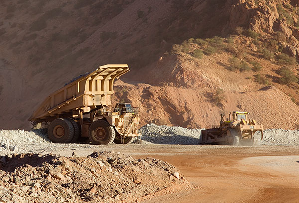 Mine Haul Truck, Cat 793 series, and CAT D11R Dozer,Morenci, Arizona