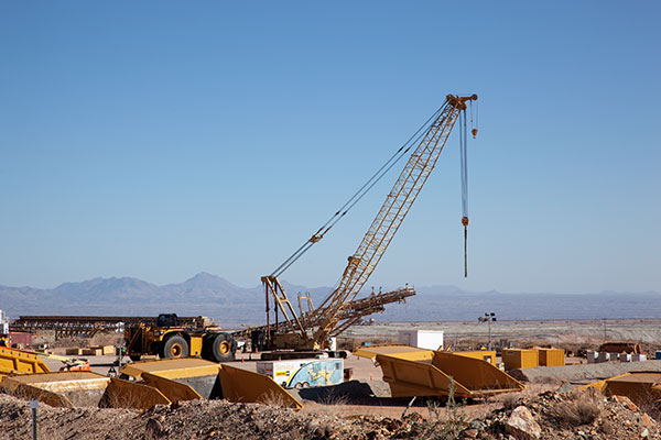 Mine Truck repair Yard, Morenci, Arizona