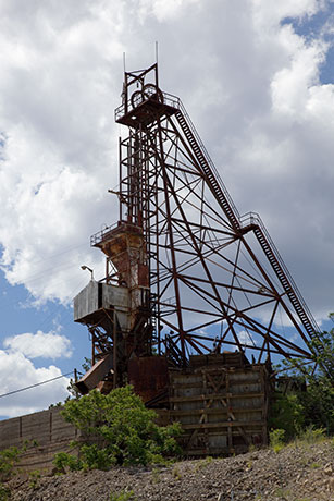 Headframe, New Jersey Zinc Mine, Hanover, New Mexico