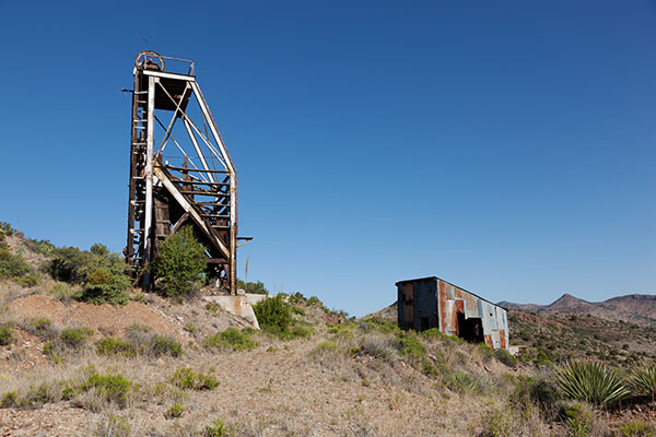 Photograph of East Camp Mine, Steeple Rock District, Grant County, New Mexico