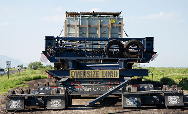 Dual Lane Transporter with Transformer wide load 