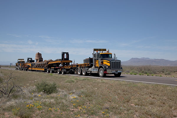 Heavy Hauler with Oversize Load, Arizona  