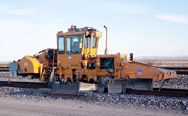 Railroad Ballast Regulator in Lordsburg New Mexico  