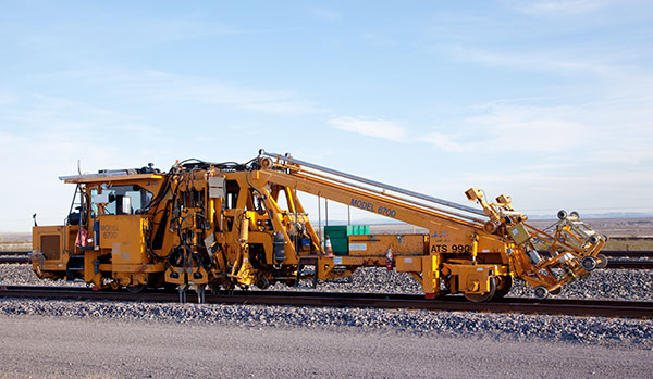 Railroad Ballast Tamper in Lordsburg New Mexico  