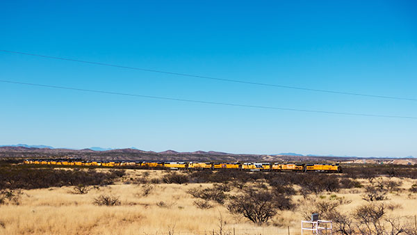 Union Pacific Locomotives mothballed  Arizona