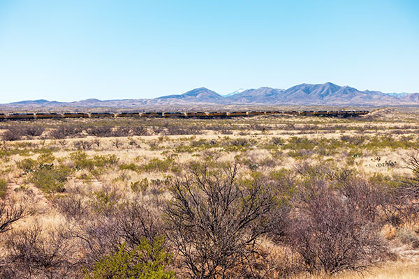 Union Pacific Locomotives mothballed  Arizona