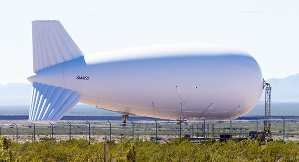Border Patrol Blimp along NM SR 9