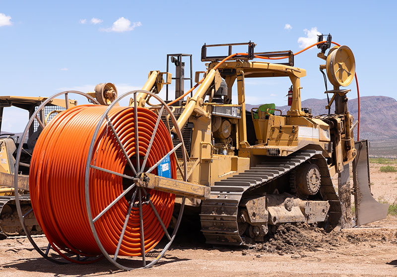 CAT D8R with Pipe Plow and Reels