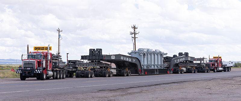 Oversize Load at Road Forks, NM