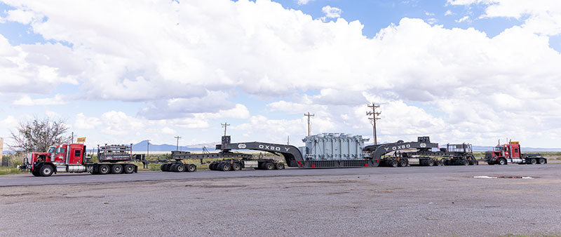 Oversize Load at Road Forks, NM