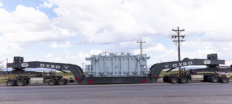 Oversize Load at Road Forks, NM