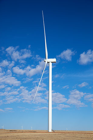 Wind Turbines, El Cabo Wind Farm, Torrance County, New Mexico 