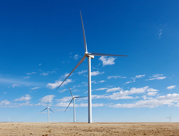 Wind Turbines, El Cabo Wind Farm, Torrance County, New Mexico 
