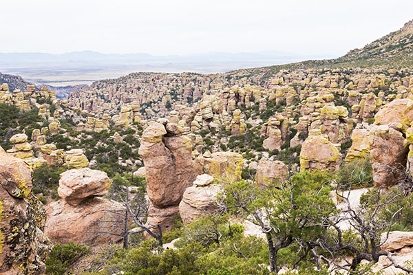 Scene from Massai Point, Chiricahua National Monument, Arizona 