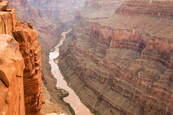 View of Colorado River from Toroweap Point, Tuweep District, Grand Canyon National Park, Arizona