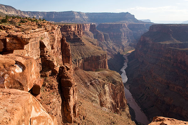 View of Colorado River from Toroweap Point, Tuweep District, Grand Canyon National Park, Arizona