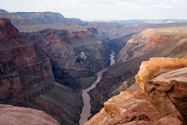 View of Colorado River from Toroweap Point, Tuweep District, Grand Canyon National Park, Arizona
