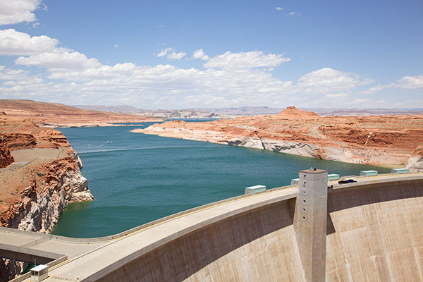 Glen Canyon Dam and Lake Powell, Arizona