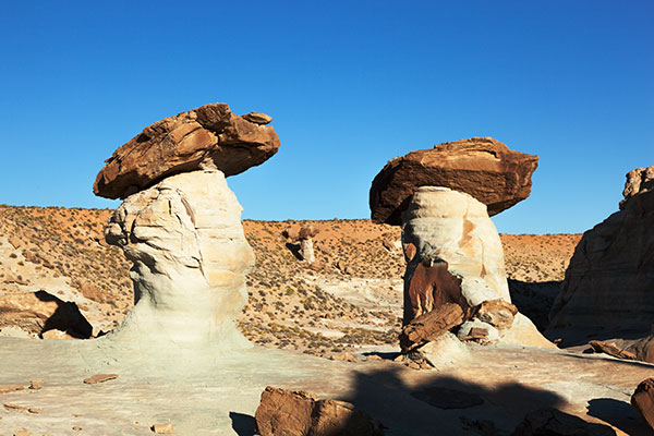 Hoodoos near Stud Horse Point northwest of Page, Arizona
