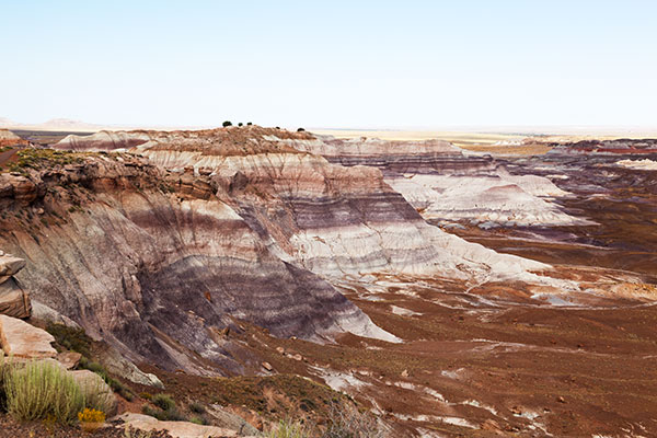 Scene from Blue Mesa Road, Petrified Forest National Park, Arizona
