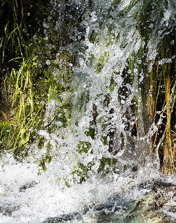 Waterfall in Pinery Canyon, Chiricahua Mountains, Arizona