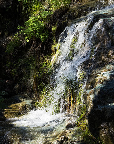 Waterfall in Pinery Canyon, Chiricahua Mountains, Arizona