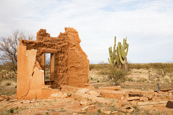 Ruins of Old Adobe Building