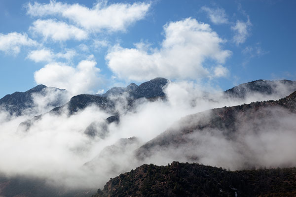 Clouds in Chase Creek Arizona