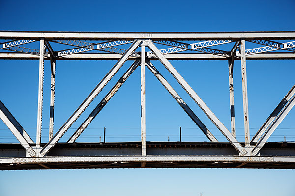 Union Pacific Railroad Bridge over Gila River near Coolidge,  Arizona 