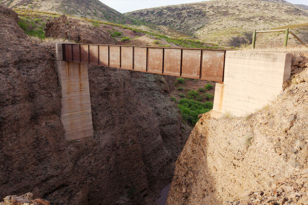  Negro Canyon Bridge, Morenci Southern Railway, north of Guthrie,  Arizona