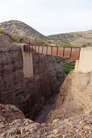  Negro Canyon Bridge, Morenci Southern Railway, north of Guthrie,  Arizona
