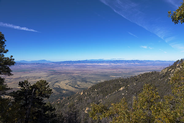 Sulphur Springs Valley from Swift Trail, Graham County, Arizona