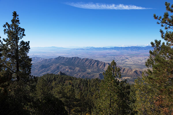 Sulphur Springs Valley from Swift Trail, Graham County, Arizona