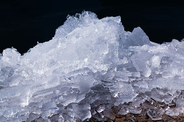 Ice, Nelson Reservoir, Apache National Forest, Arizona
