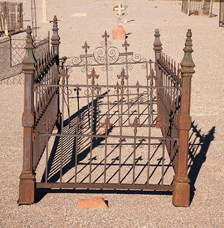 Detail of Grave -- San Vicente de Paul Catholic Church, Punta de Agua, New Mexico