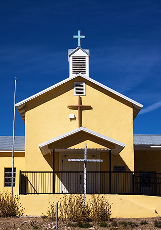 San Jose Catholic Church on NM SR 61 near Faywood, New Mexico