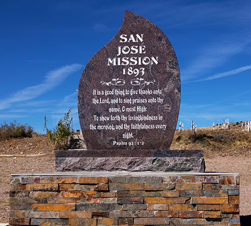 San Jose Catholic Church on NM SR 61 near Faywood, New Mexico