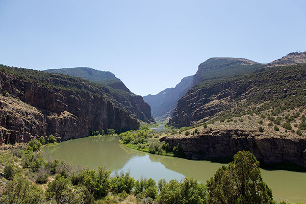 Green River in Gates of Lodore and Lodore Canyon, Dinosaur National Monument, Colorado