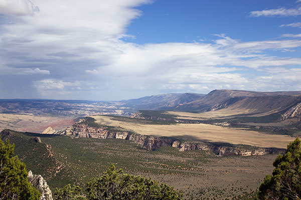 Yampa Benches from Harpers Corner Trail, Dinosaur National Monument, Colorado