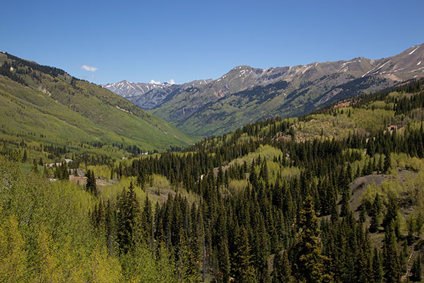 Scenes along the Ouray - Silverton Highway (US 550), Colorado