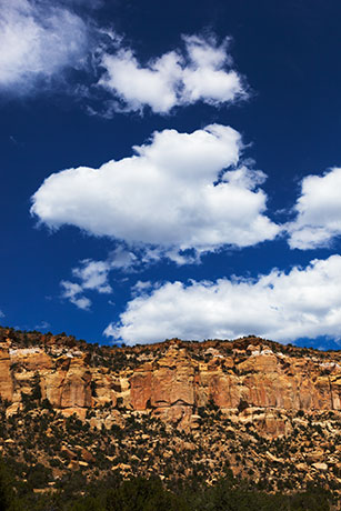 Clouds over Sandstone Bluffs, El Malpais National Monument