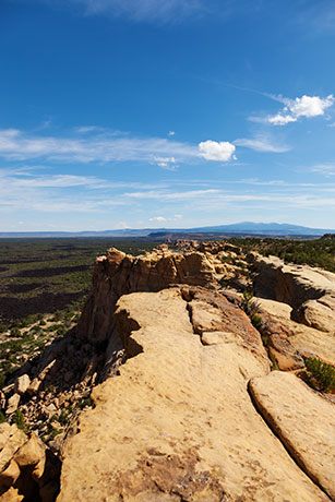 View from Sandstone Bluffs Overlook, El Malpais National Monument